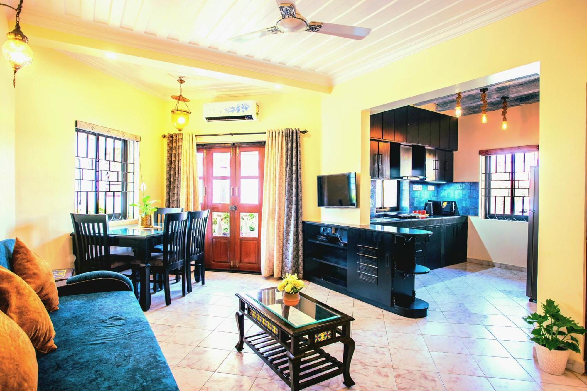 'Golden Sea Pearl' 1 Bhk Beach Apartment Benaulim Esterno foto